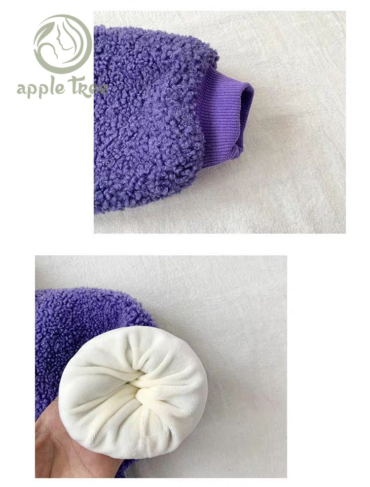 Apple Áo Len Lông Cừu Dày Dặn Mềm Mại Thời Trang Cho Bé Trai