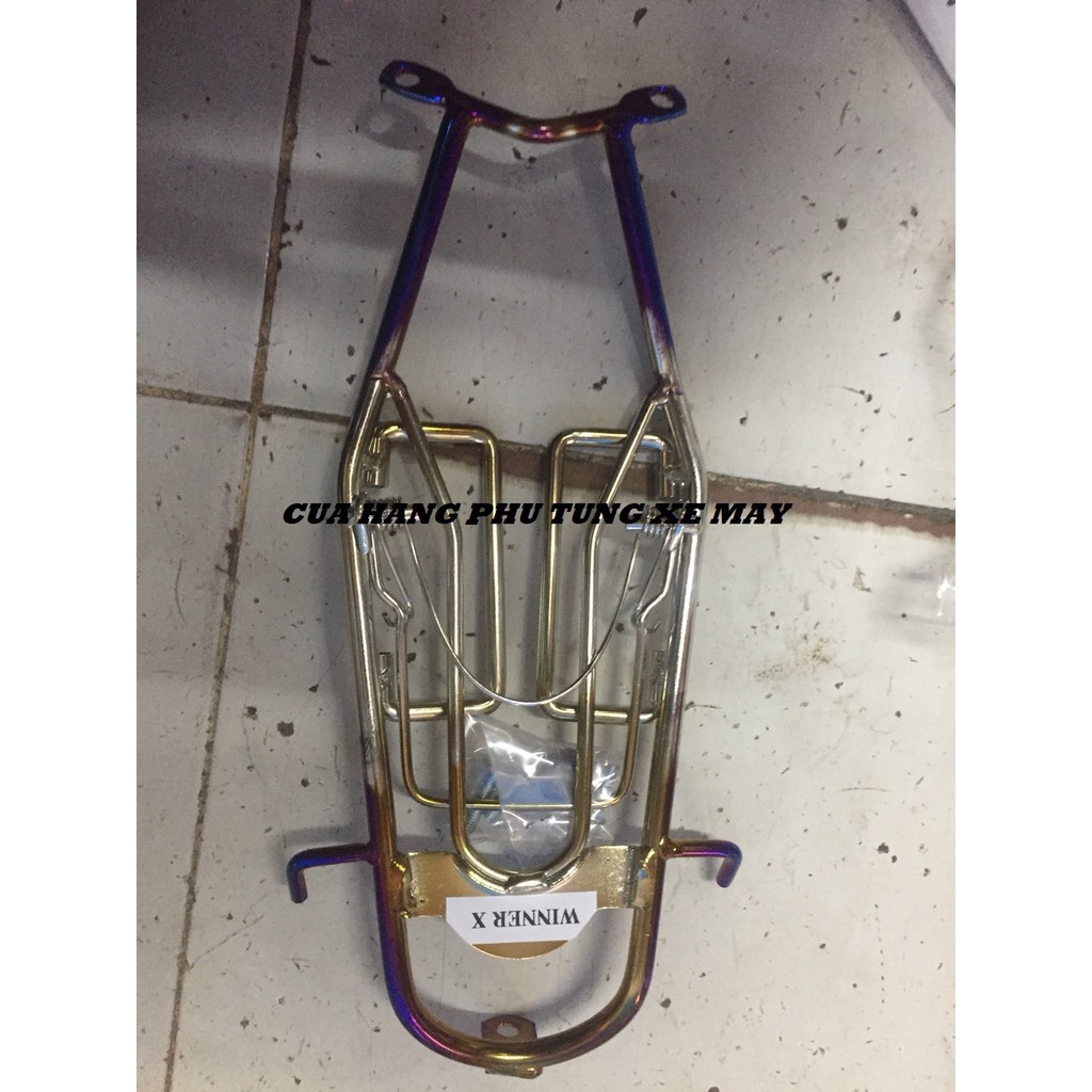 Baga giữa xe Winner X V2 V3 titan trắng xanh