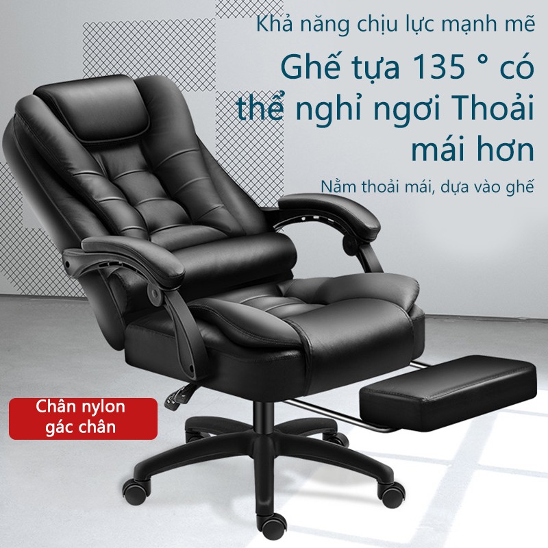 Ghế vi tính tựa lưng cao có thể nằm thoải mái nhân viên văn phòng - HM26