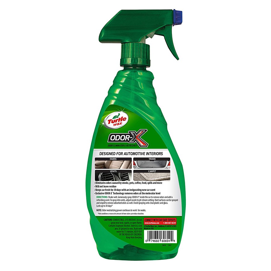 Khử mùi nội thất Turtle Wax Power Out Odor-X Spray 680ml