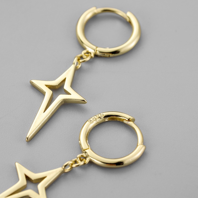 Khuyên tai bạc - Shooting Star - Khuyên tại bạc, bạc xi - CALLA JEWELRY l E033