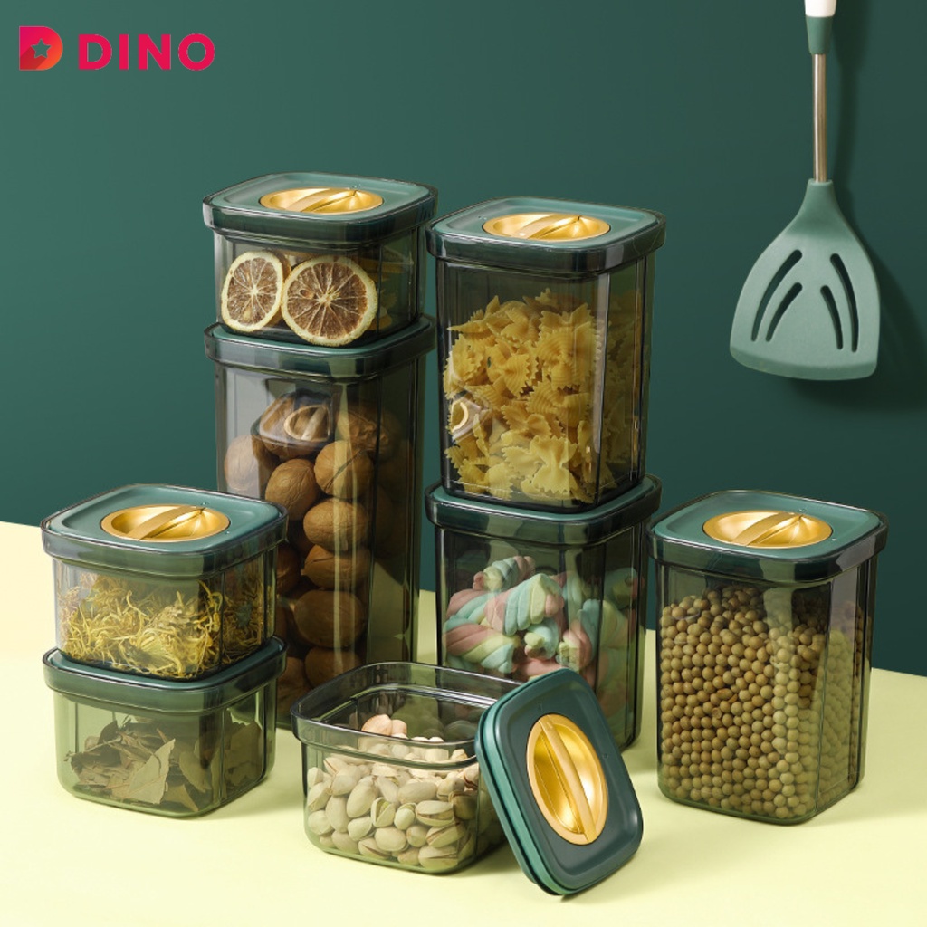 Hộp đựng thực phẩm khô, ngũ cốc nắp kín chống ẩm móc rò rỉ nước