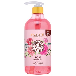 Sữa Tắm Thiên Nhiên Purite Hoa Hồng Rose 850ml