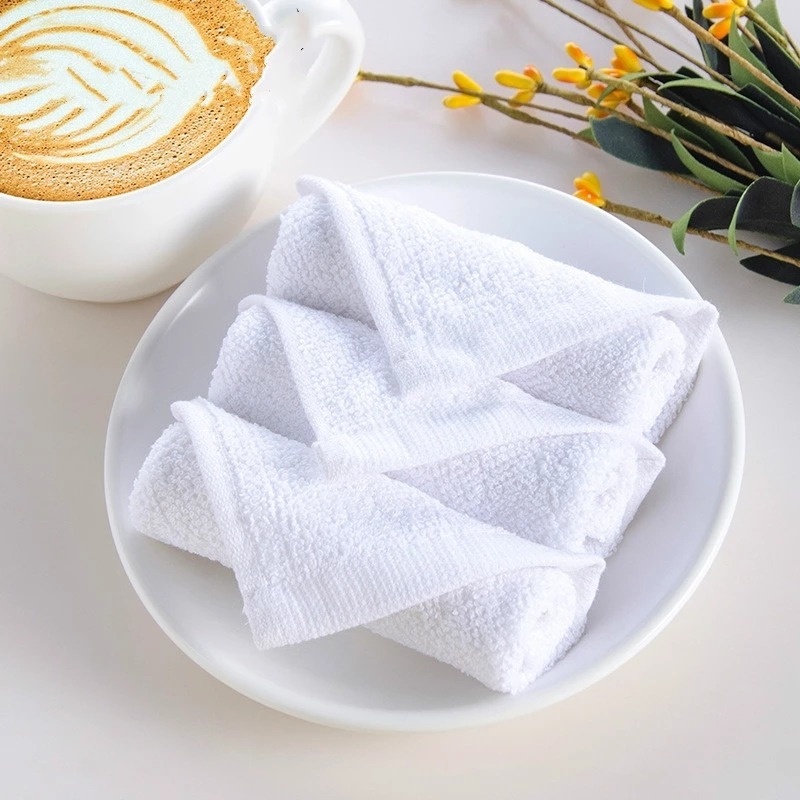 Khăn Lau Mặt Cotton Hình Vuông Nhỏ Gọn Đa Năng Tiện Dụng Cho Nhà Bếp
