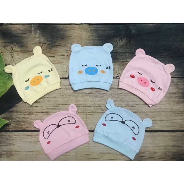 Mũ cho bé mũ che thóp giữ ấm đầu cho bé sơ sinh