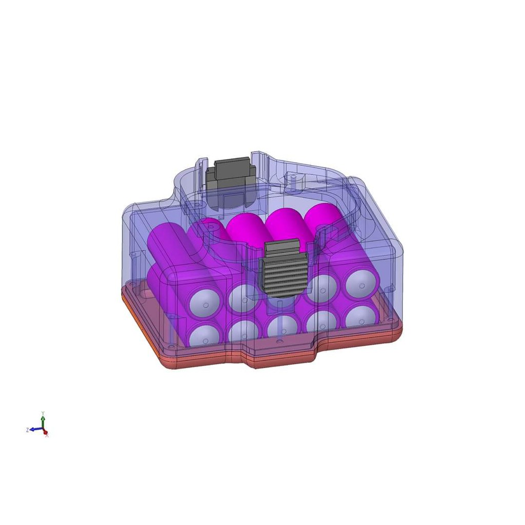 Vỏ pin Makita 12v - 10 cell pin 18650