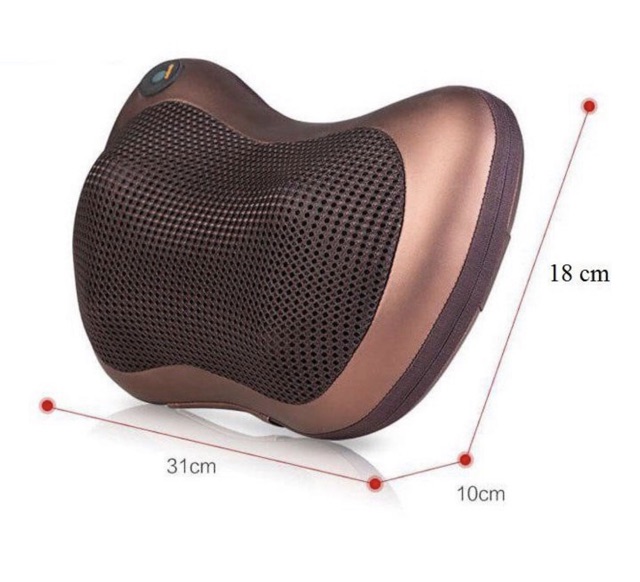 GỐI MÁT SA 8 BI CÓ HỒNG NGOẠI VÀ ĐẢO CHIỀU
