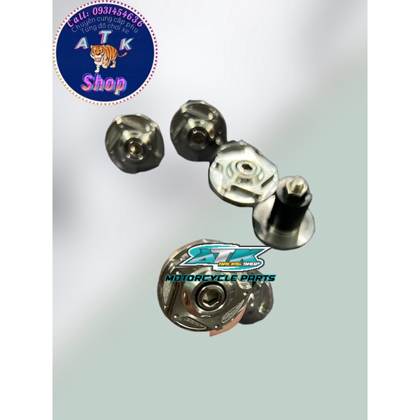 Bao tay Daytona kèm gù inox 304 sáng bóng