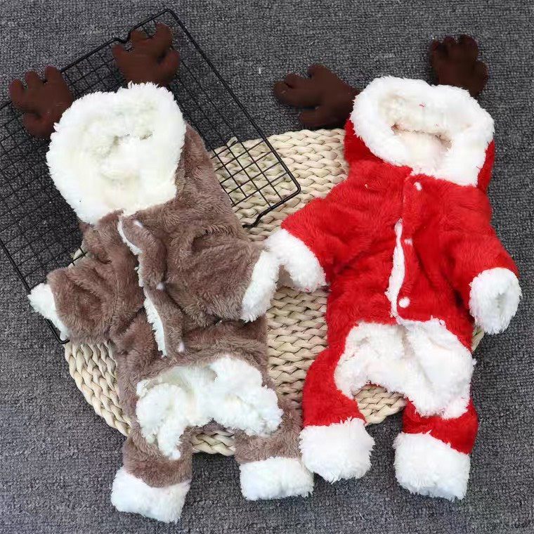 [HÀNG SẴN - HỎA TỐC 24H]  Quần áo giữ ấm Lna cho thú cưng lễ giáng sinh Noel dễ thương cao cấp