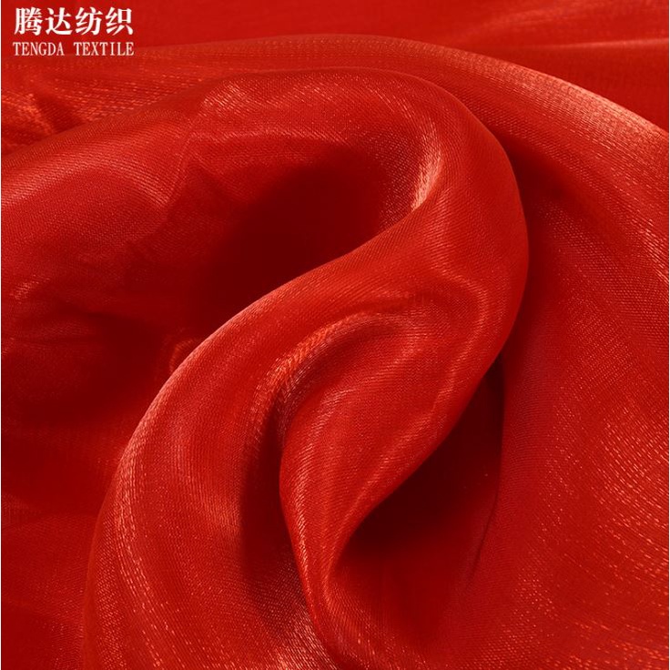 ⚡Giá sỉ⚡Vải voan tơ sống organza óng ánh nhiều màu may váy đầm sơ mi