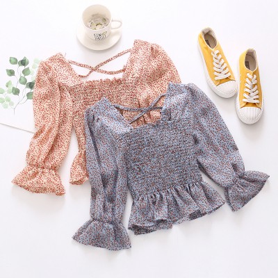 [Mã FAMAYWA giảm 10K đơn 50K] Áo Kiểu Cổ Vuông In Hoa Thiết Kế Quyến Rũ Dành Cho Nữ | BigBuy360 - bigbuy360.vn