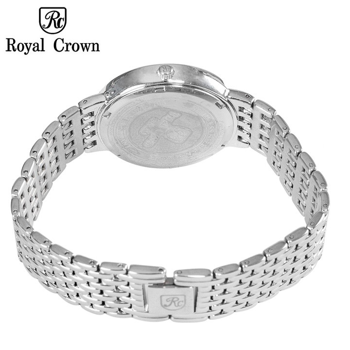 Đồng hồ nam chính hãng Royal Crown 3650 dây thép