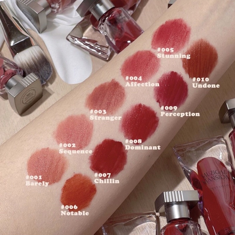 Son kem lì thuần chay Muzigae Mansion Objet Liquid 6g