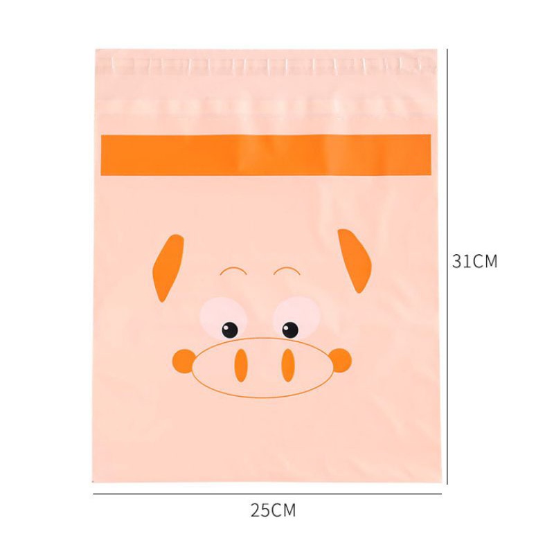 Set 15 Túi Nilon Đựng Đồ Dùng Thực Phẩm Rác Hình Thú (Có Dán),,,