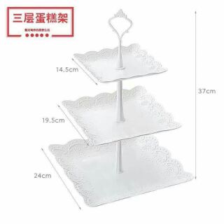 Khay hoa quả 3 tầng