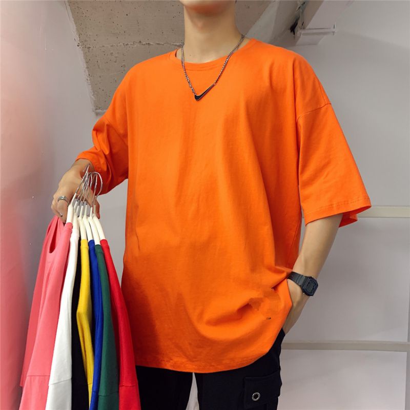 (Owen.Style) Áo Thun Unisex Trơn Nam Nữ Form Rộng Phông Tay Lỡ Chất Cotton UK 100% Nhập Khẩu 12 Màu | BigBuy360 - bigbuy360.vn