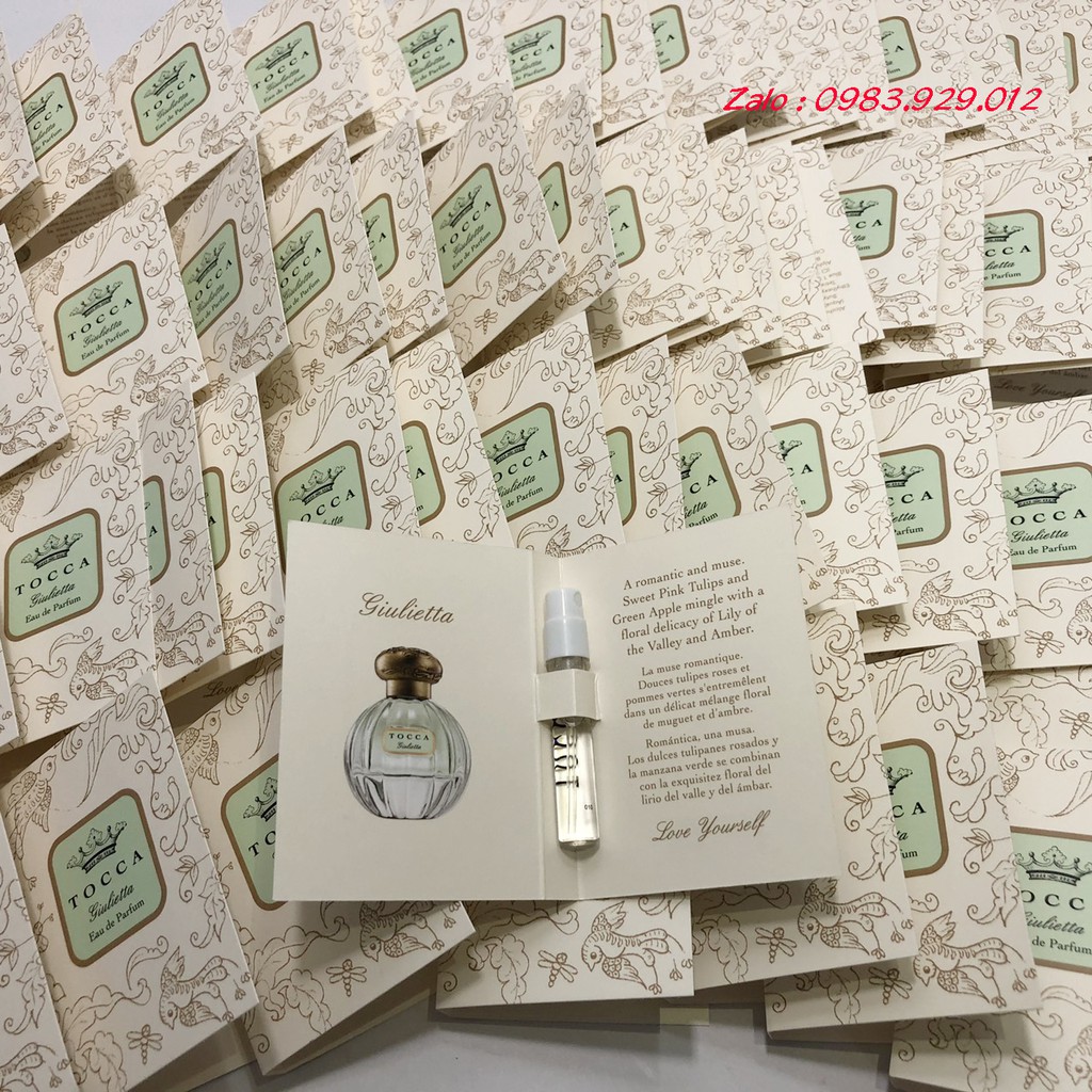 [Vial] Mẫu thử Nước hoa Tocca Giulietta EDP
