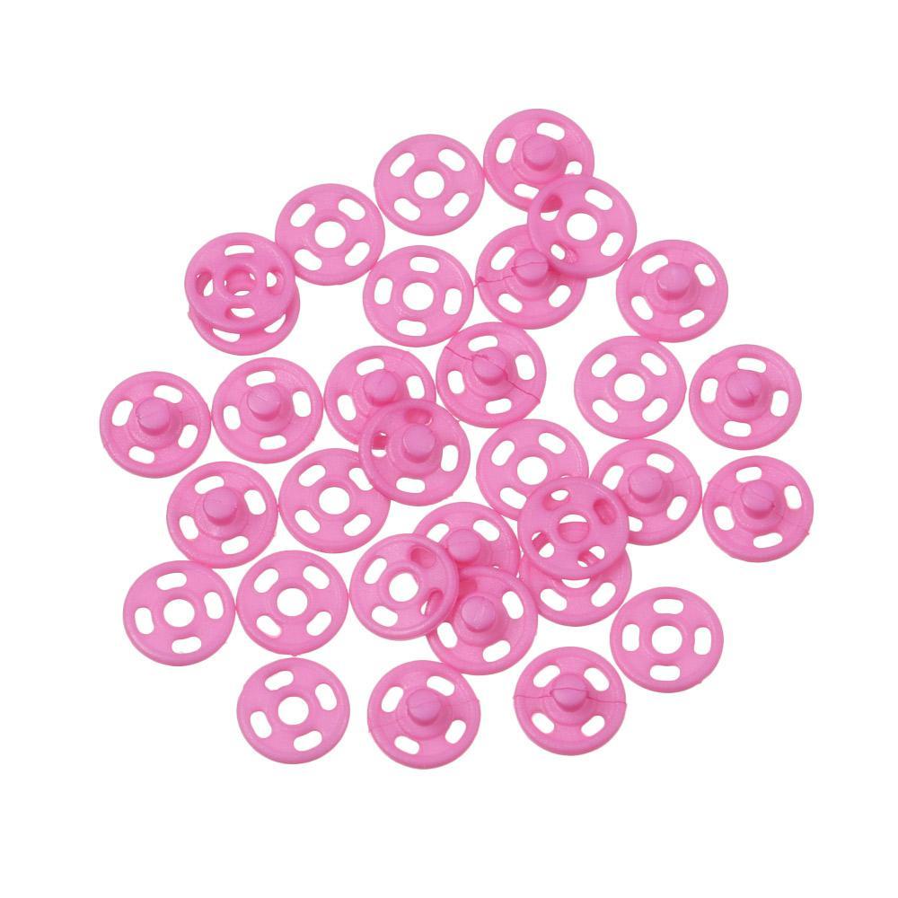 Set 15 Khóa Cài Mini 7mm 14 Màu Siêu Nhỏ Cho Búp Bê