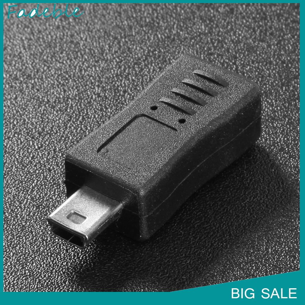 Thiết bị chuyển đổi đầu đực mini USB 5Pin sang đầu cái micro USB tiện dụng