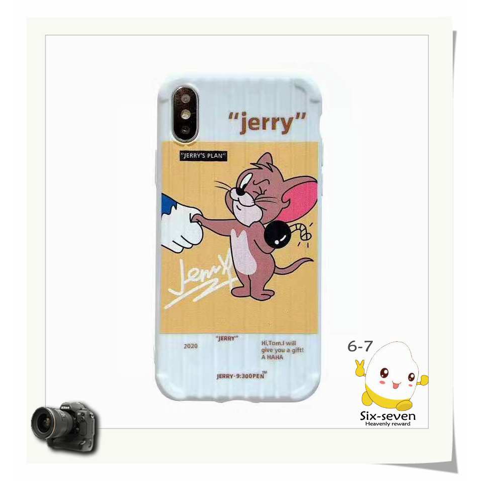 Ốp Điện Thoại Hình Tom Và Jerry Ngộ Nghĩnh Cho Iphone 11 Pro Max I 6 / 7 / 8 Plus | BigBuy360 - bigbuy360.vn