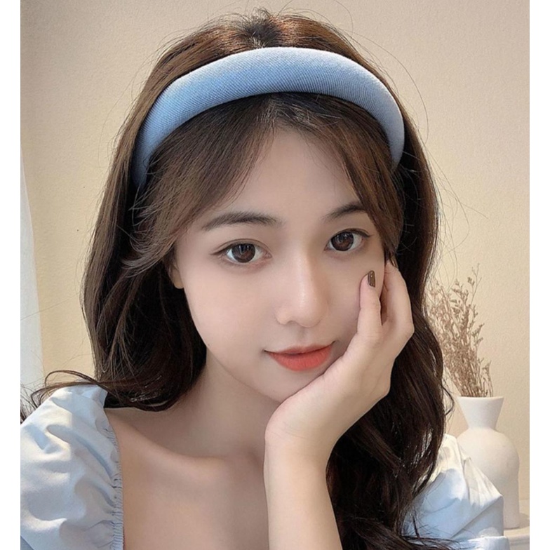 📛 RẺ VÔ ĐỊCH 📛 BỜM TẤM HỌA TIẾT NÂU SỮA XINH XẮN CHO NỮ