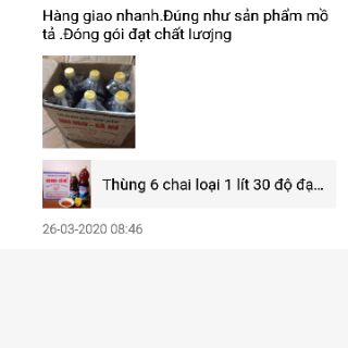 Combo 3chai loại 1 lít 30 độ đạm ( nước mắm hai non cà ná)