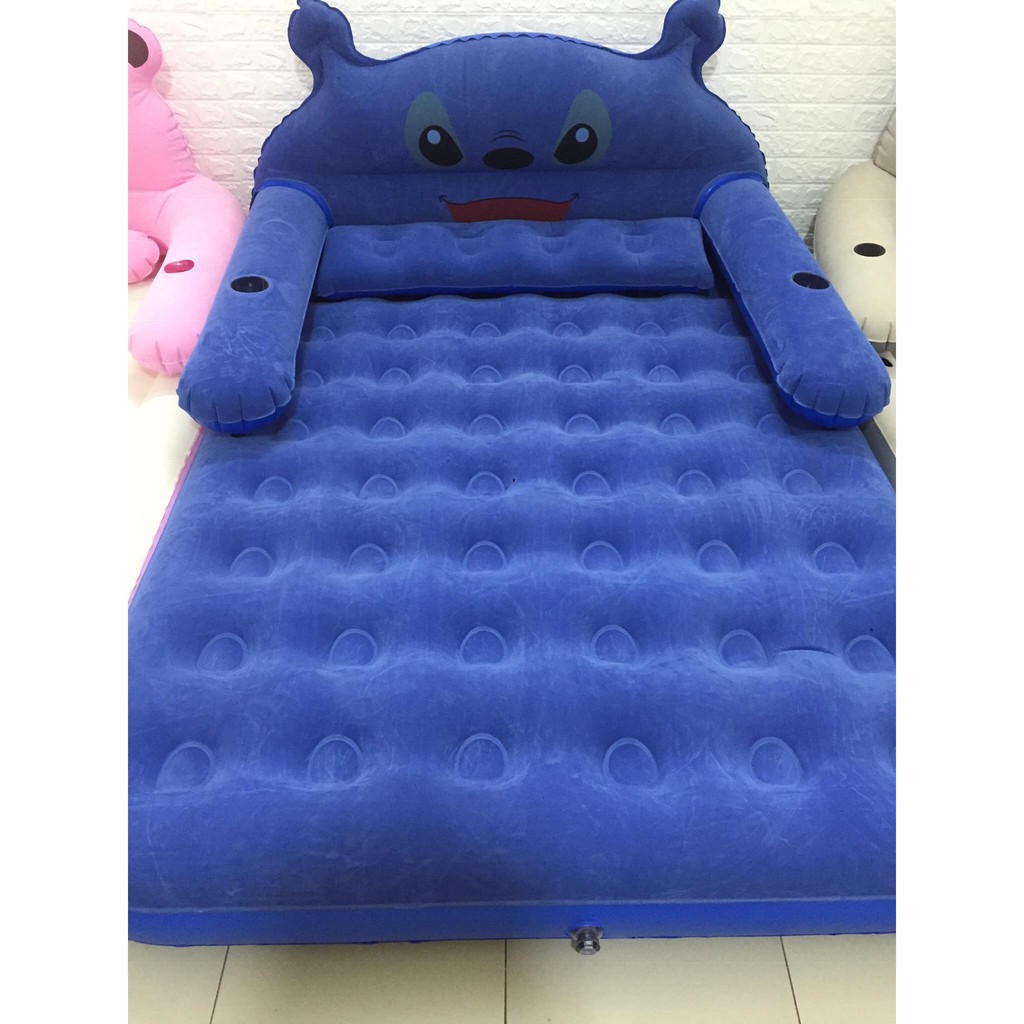 GIƯỜNG HƠI 1 TẦNG HÌNH THÚ KÈM BƠM ĐIỆN + GỐI + MIẾNG DÁN | BigBuy360 - bigbuy360.vn