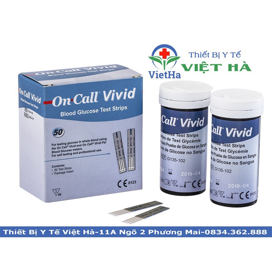 QUE THỬ ĐƯỜNG HUYẾT ONCALL VIVID