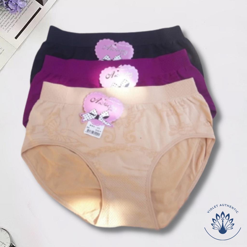 Quần lót nữ co dãn 4 chiều 8407 3XL 4XL CẠP CAO chất dầy đẹp from to cho người béo mập 60kg 70kg 80kg 90KG