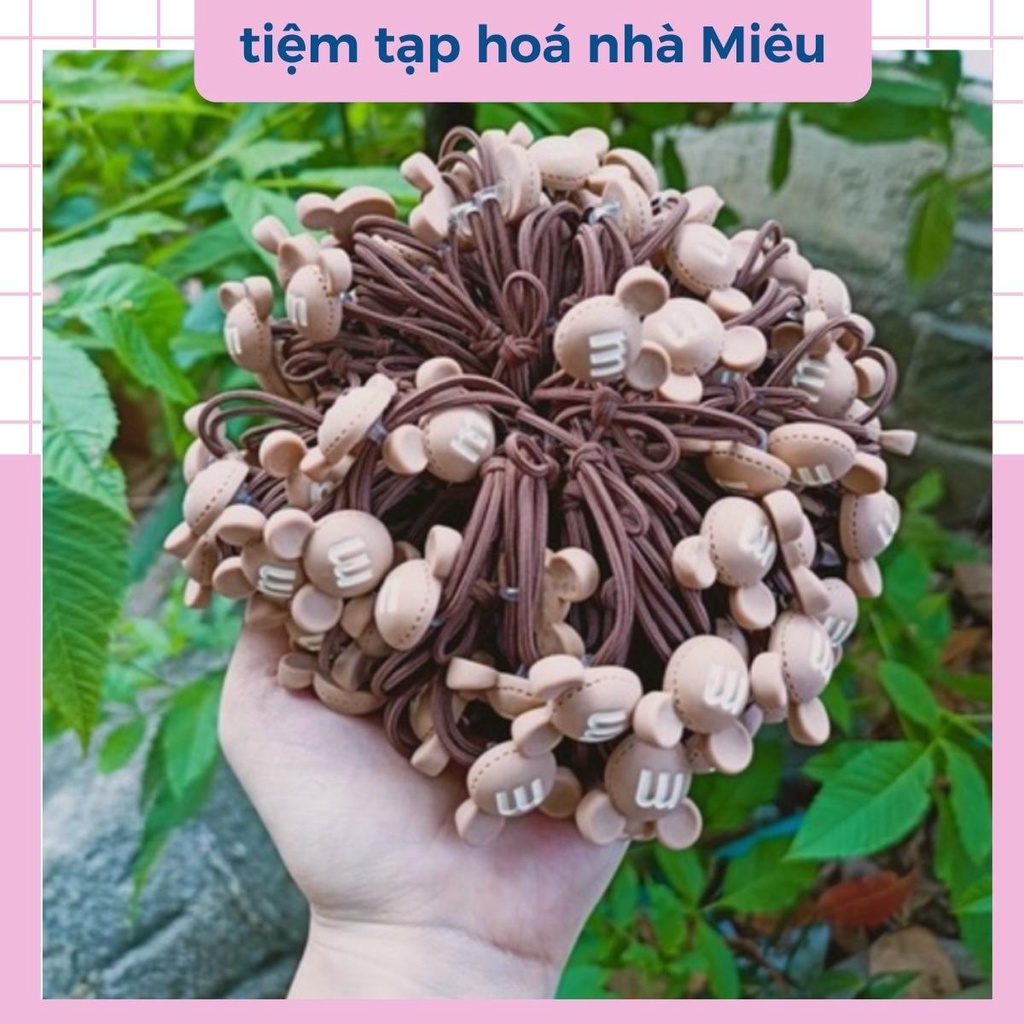 Dây buộc tóc kiểu dáng hoạt hình dễ thương thời trang cho nữ - tiệm tạp hoá nhà Miêu