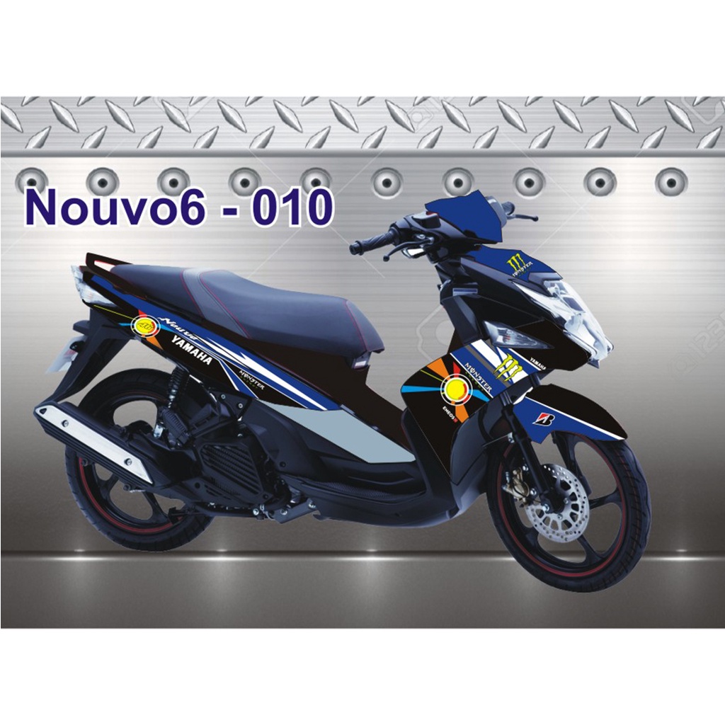 5 Mẫu tem trùm Nouvo 6 Xanh Cực Đẹp