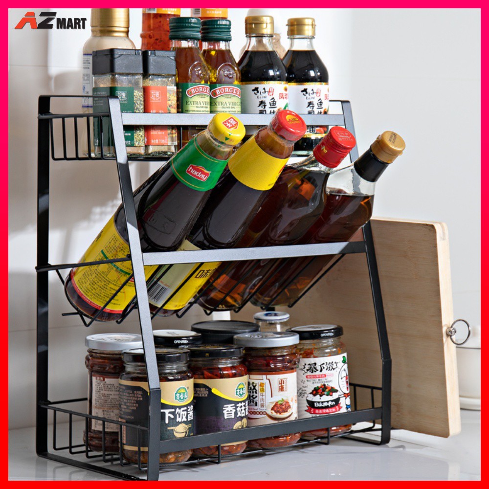 Kệ Nhà Bếp - Kệ Gia Vị - Sơn Tĩnh Điện 3 Lớp Cao Cấp Mẫu Mới 2021 | BigBuy360 - bigbuy360.vn