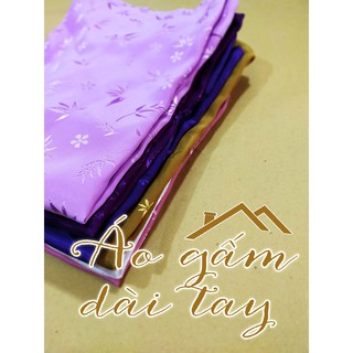 Áo gấm dài tay Thái Tuấn đẹp dành cho bà, mẹ, người trung niên, người cao tuổi.