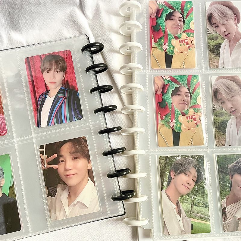 Sổ Còng Binder Album Đựng Thẻ A4 11 Vòng Tiện Lợi