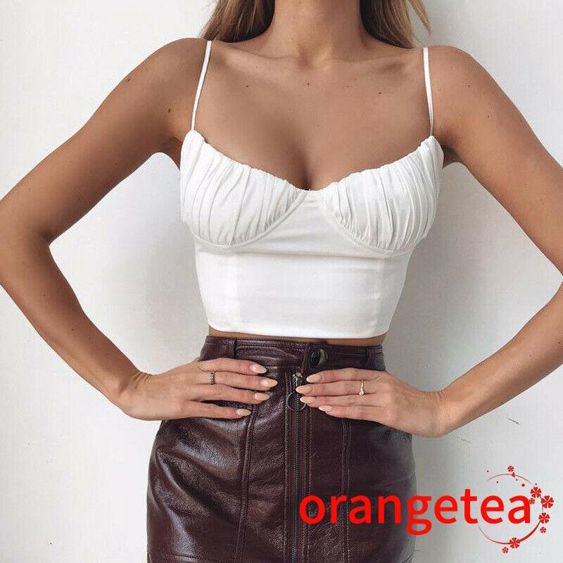 Áo Croptop Sát Nách Màu Sắc Thanh Lịch