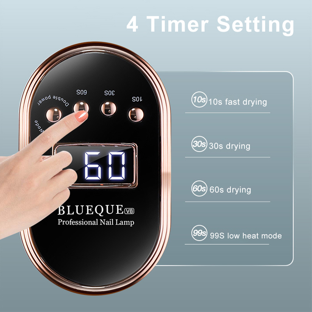 Đèn Hong Khô Sơn Móng Tay Bằng Tia UV 168W