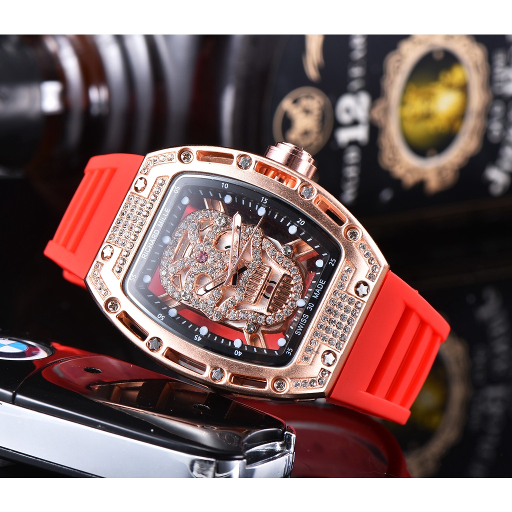 Đồng Hồ Thể Thao Richard Ghost Head Thiết Kế Mới Cao Cấp Dành Cho Nam