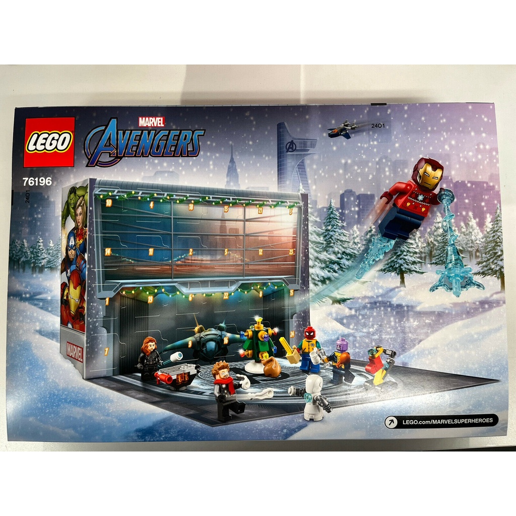 76196 Đồ chơi lắp ráp Iego Marvel Super Heroes The Avengers Advent Calendar - Siêu anh hùng, cho dịp nghỉ lễ