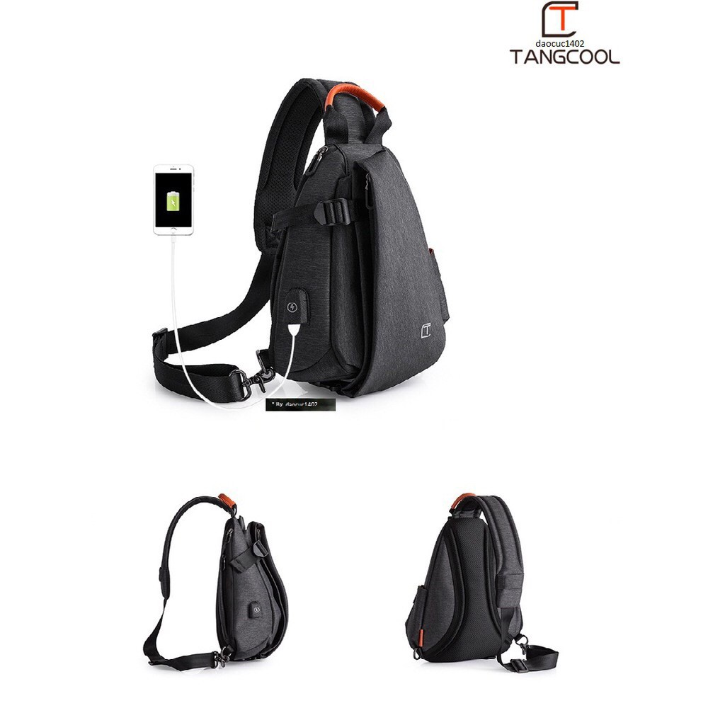 Tangcool - Balo đeo chéo, balo usb, balo công nghệ cao cấp TC901 | BigBuy360 - bigbuy360.vn