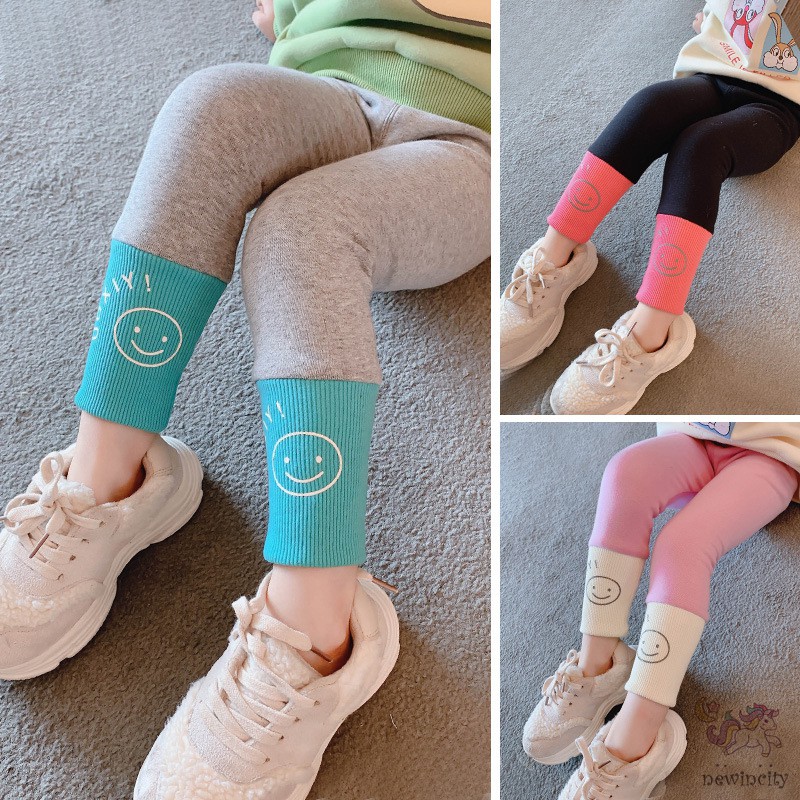 Quần Legging Co Giãn Thời Trang Mùa Thu Hàn Quốc Cho Bé Gái