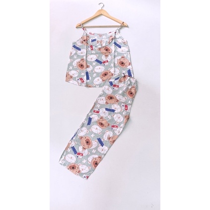 Bộ tole 2 dây quần dài ống rộng 48-68kg