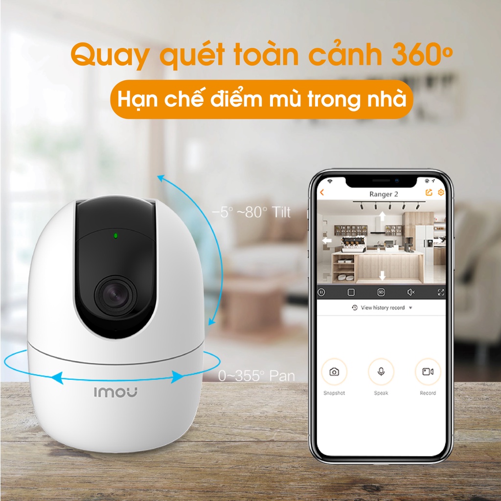 CAMERA WIFI NGOÀI TRỜI Imou Bullet 2S 2MP FHD IPC-F26FP - MÀU 24/7 Max Link Màu Ban Đêm Đàm Thoại 2 Chiều Bảo Hành 2 Năm