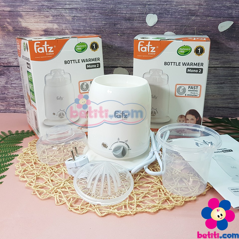 Máy Hâm Sữa 4 Chức Năng Fatz Baby - Mẫu Bao Bì Mới - BH 12 Tháng