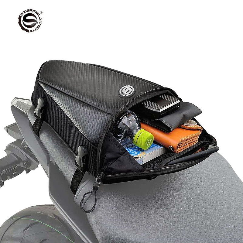 Túi Đựng Đồ Gắn Yên Sau Xe Mô Tô Cafe Racer Alforjas Para 9L Black SKB-359