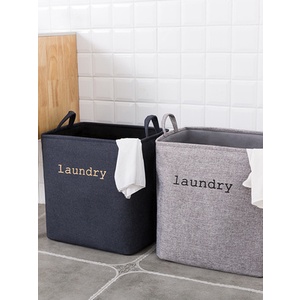 Giỏ vải EVA Laundry cotton đựng quần áo đa năng gấp gọn phong cách Châu Âu