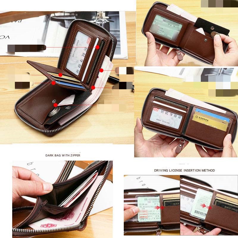 Ví Da Nam Thời Trang Vintage