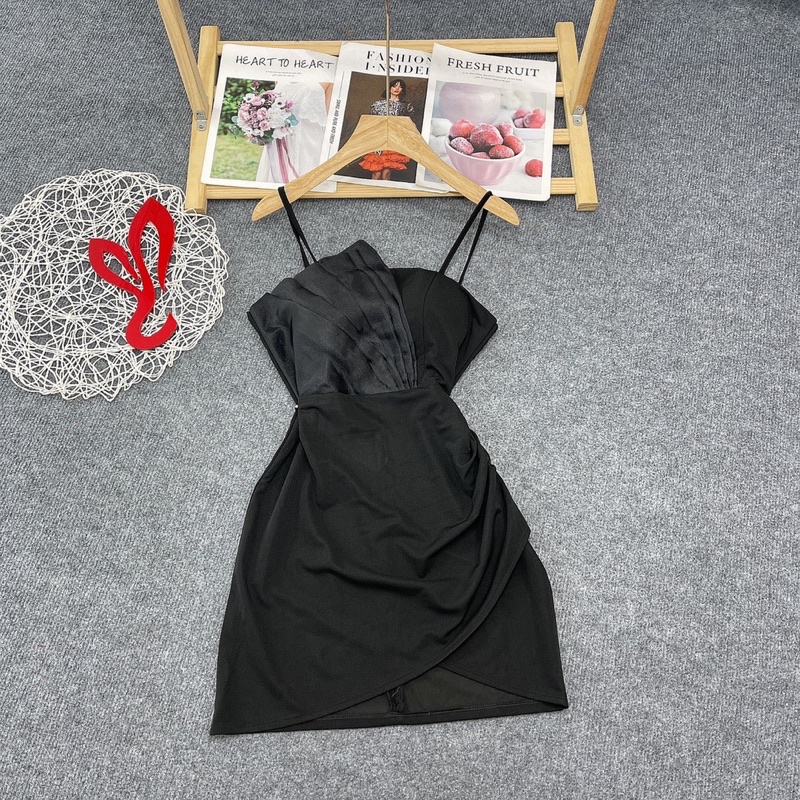 🌹Đầm ôm body xếp ly