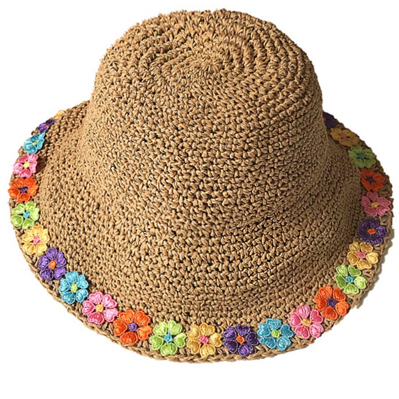 Nón Cối Rộng Vành Thời Trang Đi Biển Cho Nữ