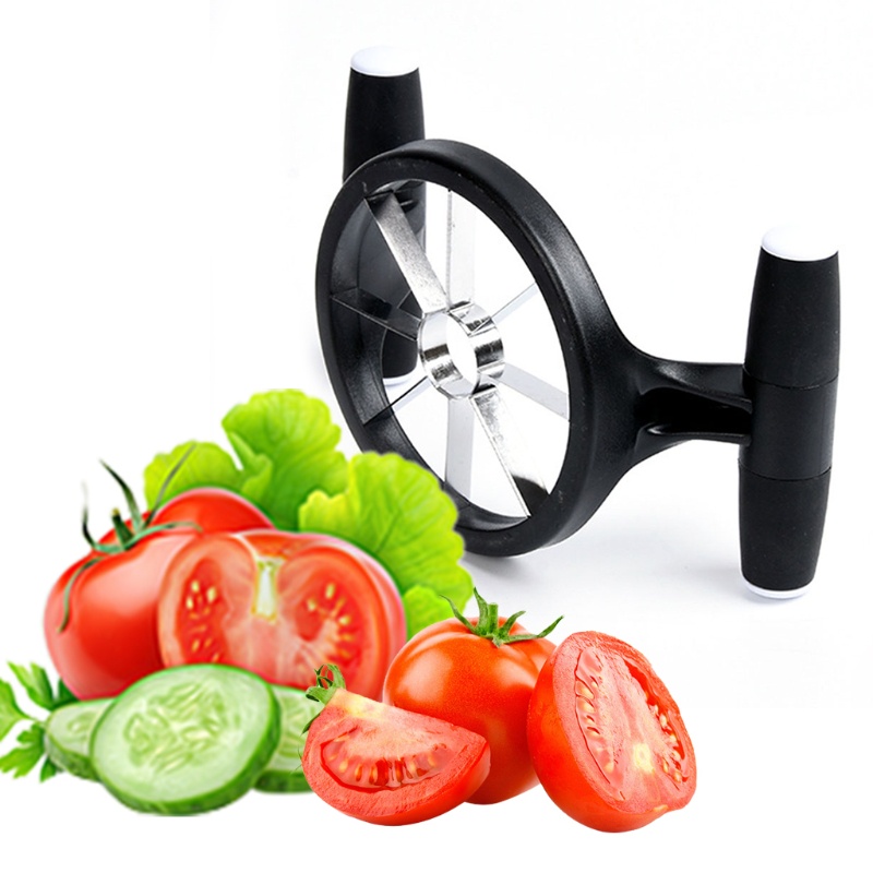 Dụng Cụ Cắt Trái Cây 8 Lưỡi Bằng Thép Không Gỉ