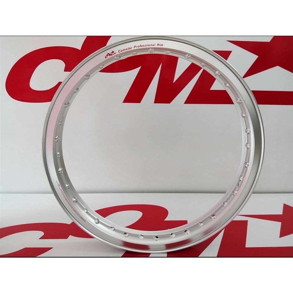 Niềng xe máy hợp kim nhôm cao cấp Comstar phiên bản H màu bạc 1.6 và 1.6 Thái Lan